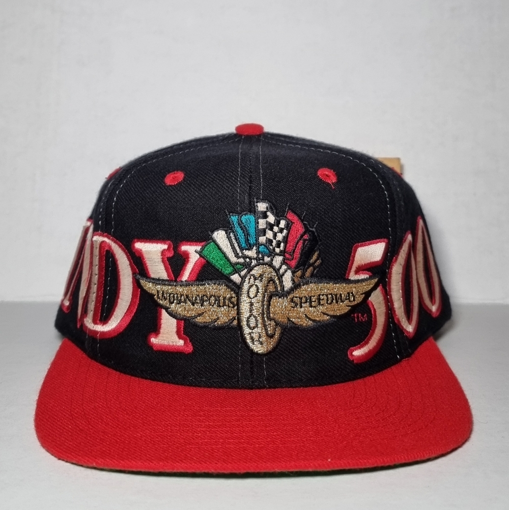 NWT Vintage 90s Indy 500 Racing Indianapolis Motor Speedway Hat Cap Snapback 🔥
